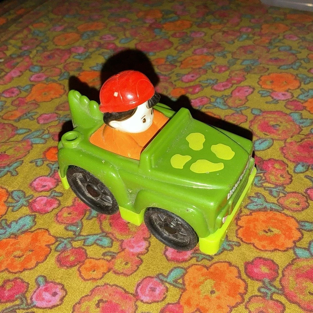 Little People Wheelies Race Car Dinosaur Crocodile Alligator Mattel  2013
